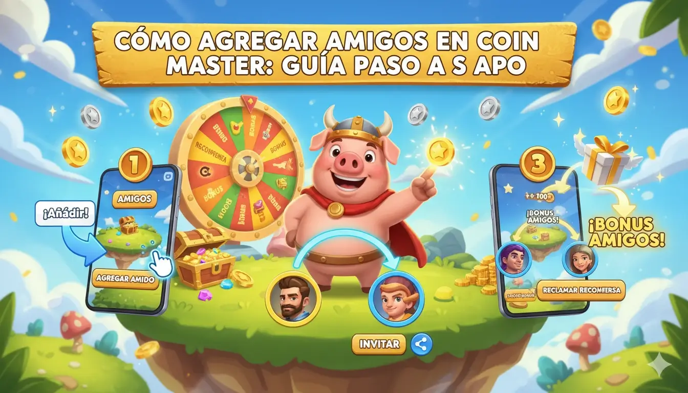 Agregar Amigos En Coin Master