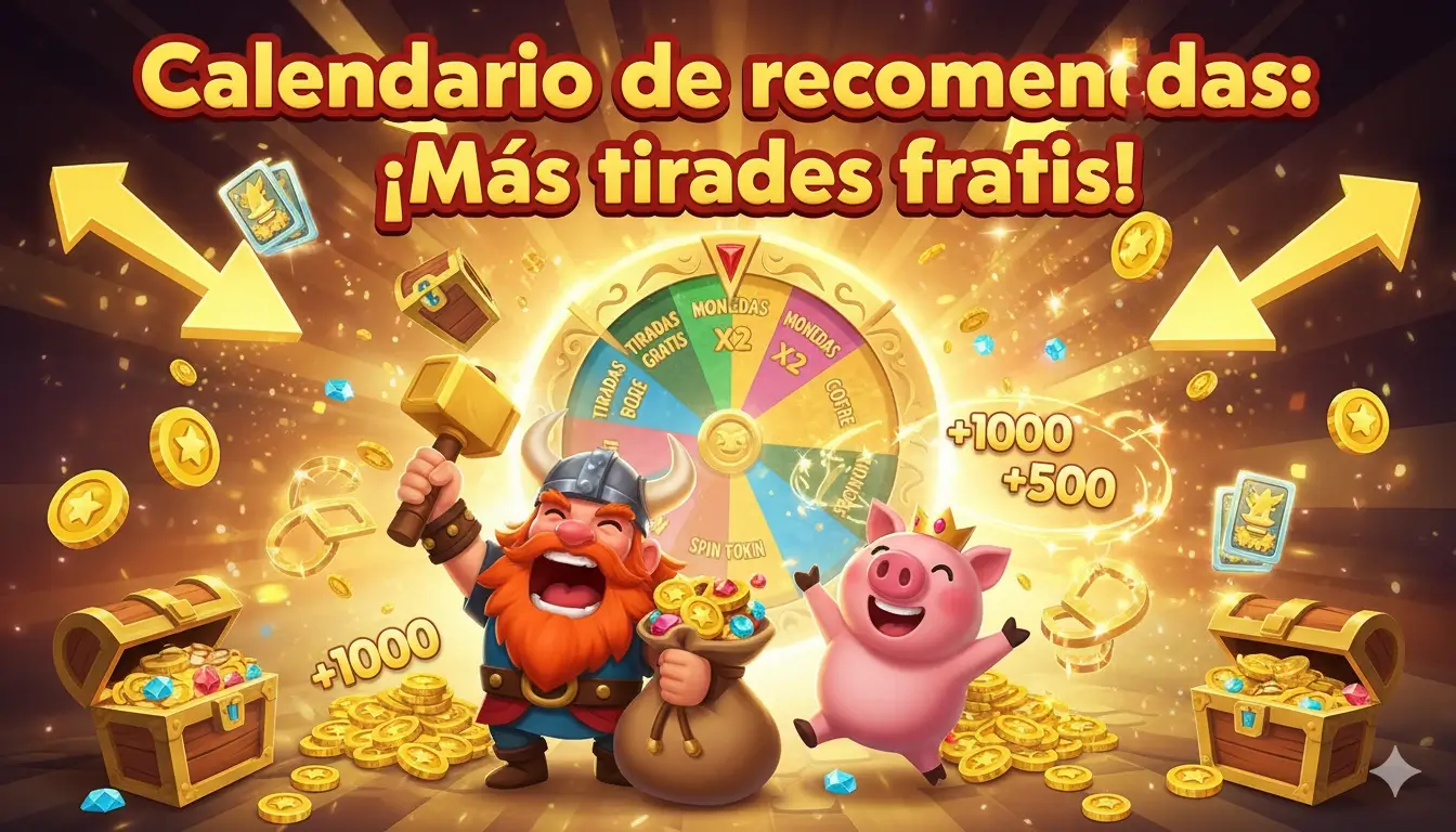 Calendario de recompensas Más tiradas gratis