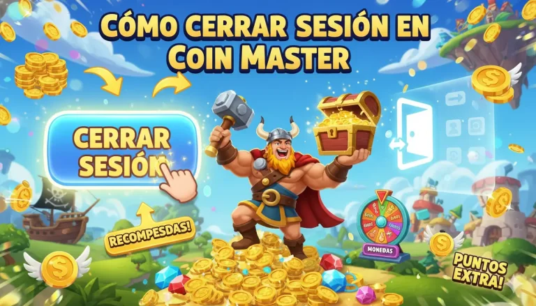 Cerrar Sesión en Coin Master