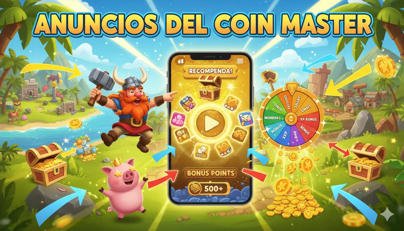 Anuncios del Coin Master