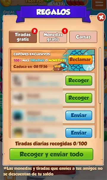 Aprovecha los 100 giros que puedes conseguir gracias al método de los regalos