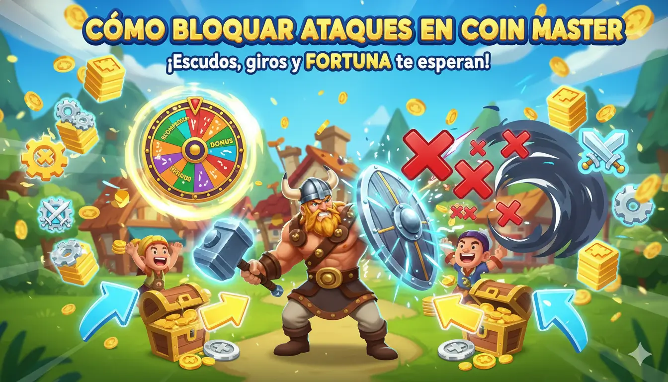 Cómo Bloquear Ataques en Coin Master