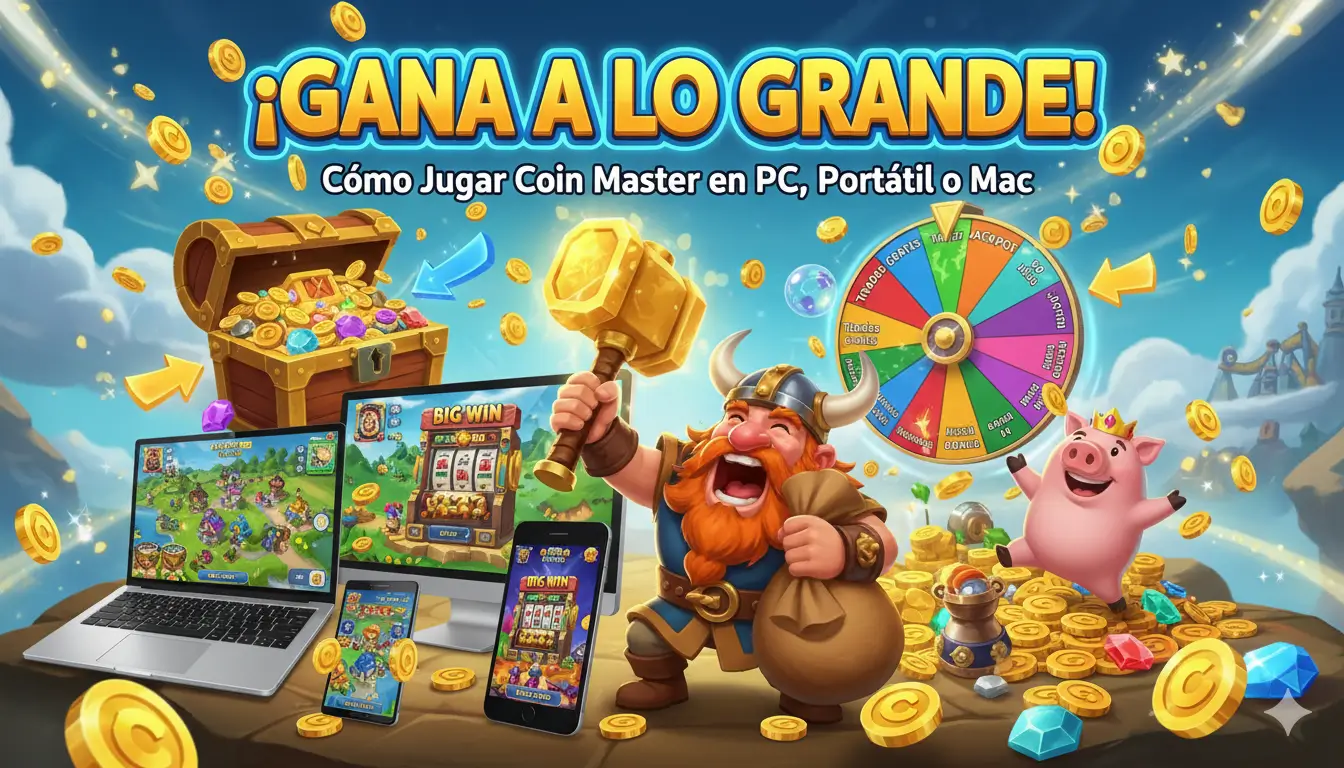 Cómo Jugar Coin Master en PC, Portátil o Mac