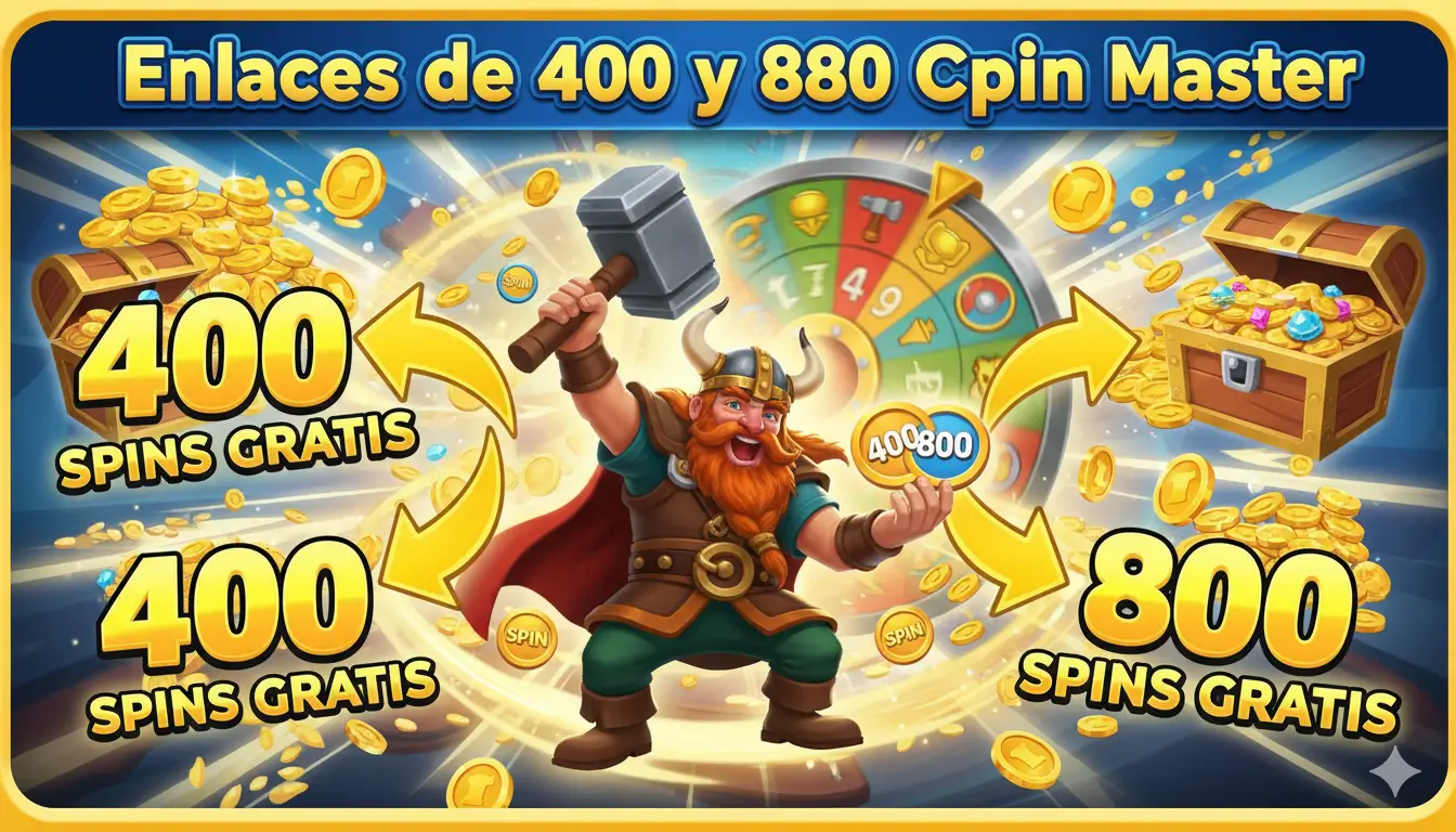 Enlaces De 400 y 800 Spins Coin Master