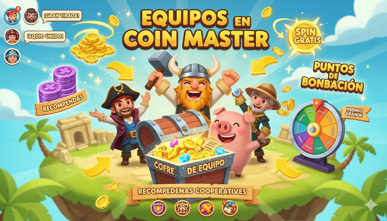 Equipos en Coin Master