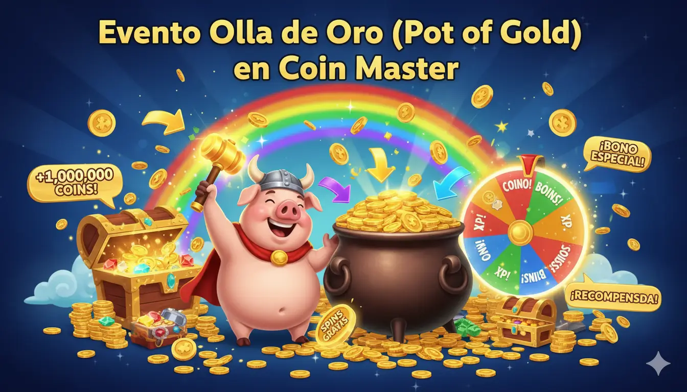 Evento Olla de Oro (Pot of Gold) en Coin Master