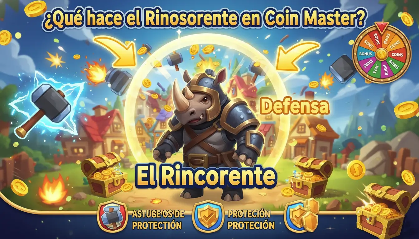 Qué hace el Rinoceronte en Coin Master