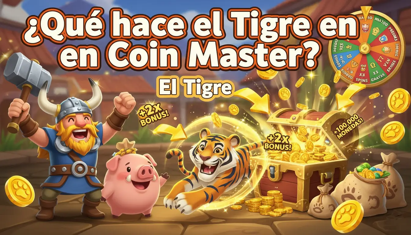 Qué hace el Tigre en Coin Master
