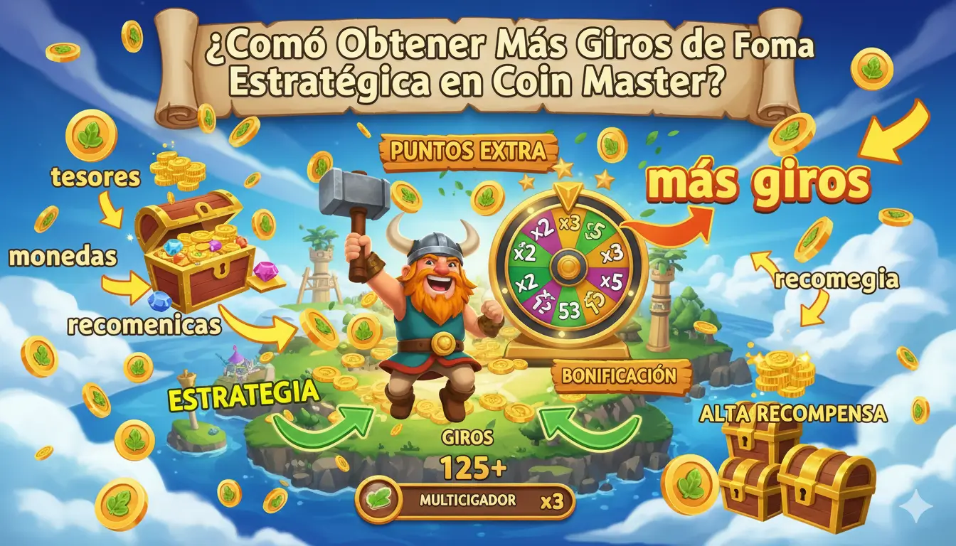Cómo Conseguir Más Giros en Coin Master