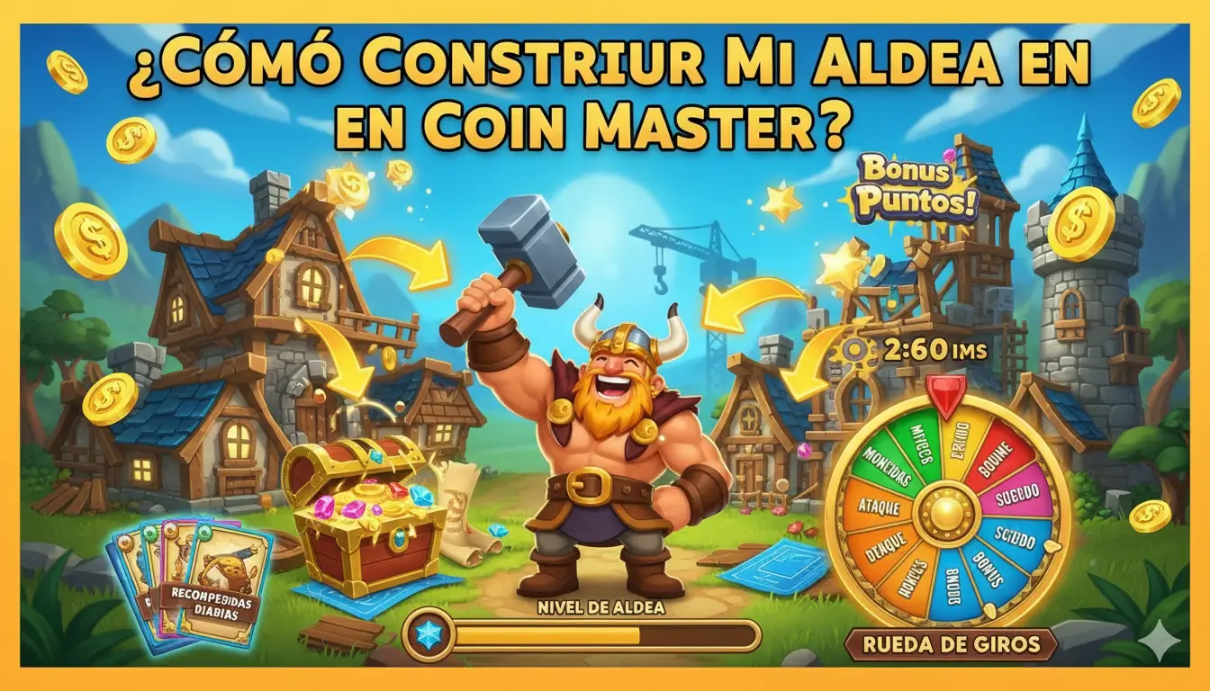 Cómo construir aldea en Coin Master