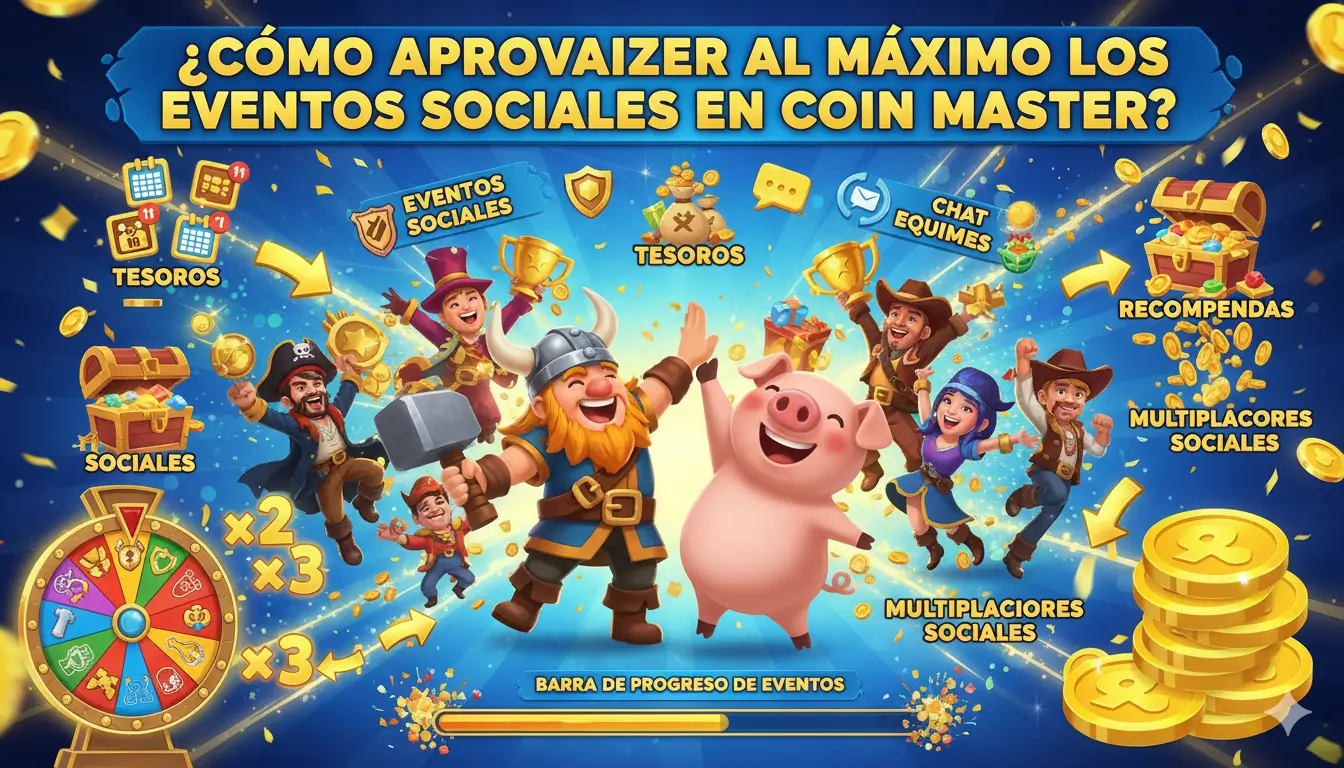 Ganar Más en Eventos Sociales de Coin Master