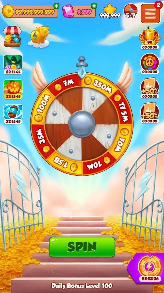 Gira la ruleta de bonificaciones diarias