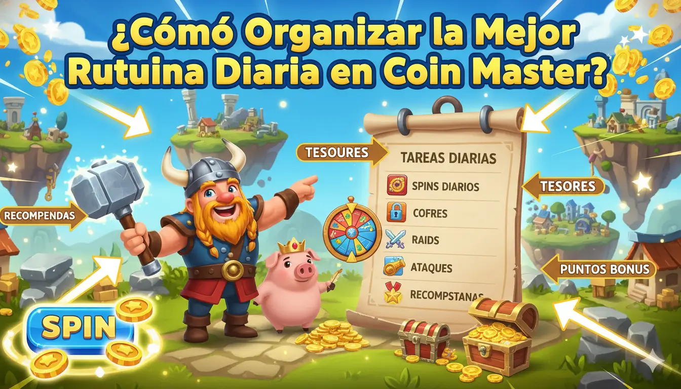 Mejor Rutina Diaria en Coin Master