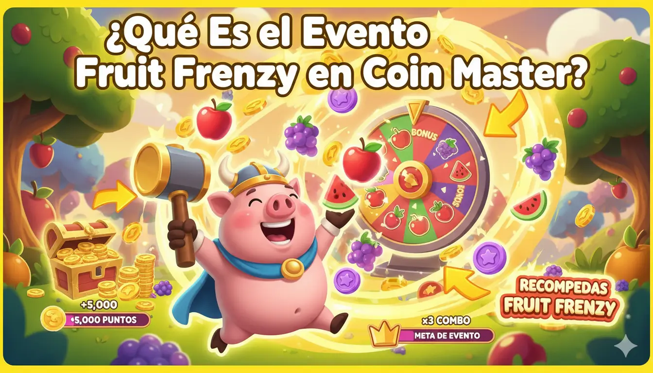 Evento Fruit Frenzy en Coin Master