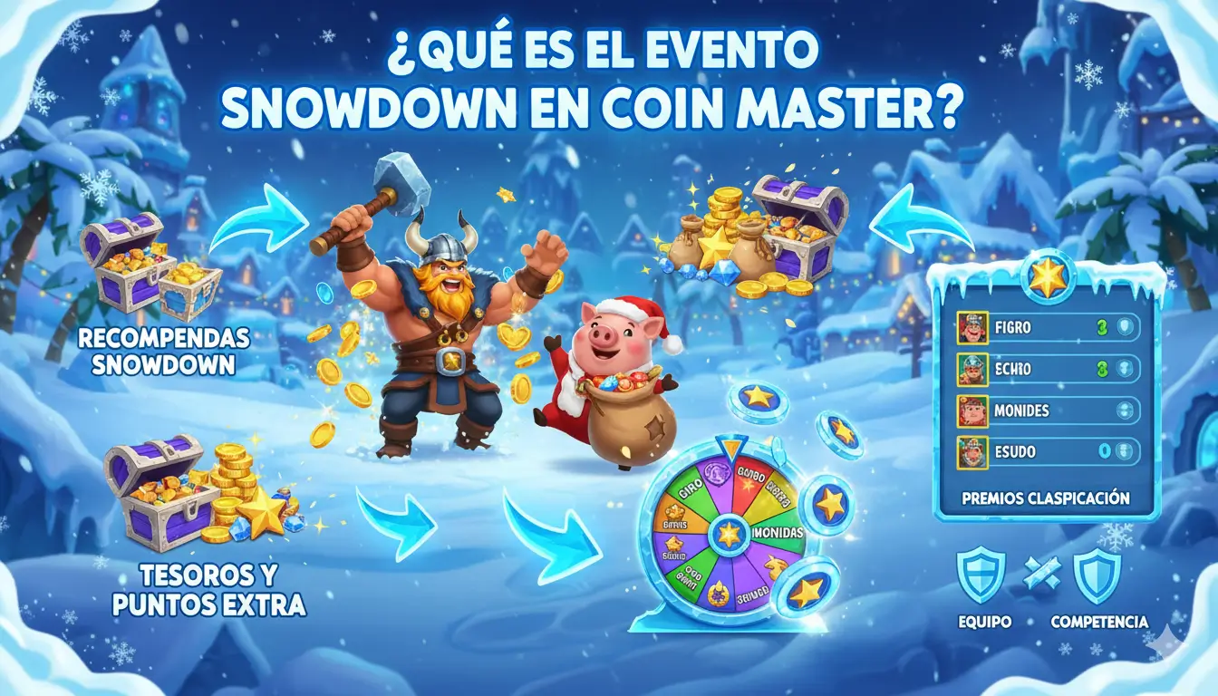 Evento Snowdown en Coin Master