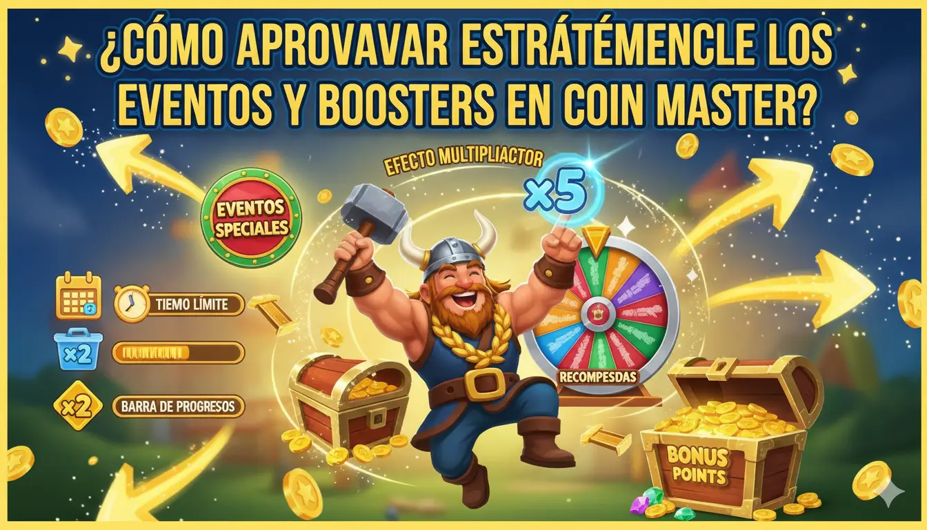 Eventos y Boosters en Coin Master