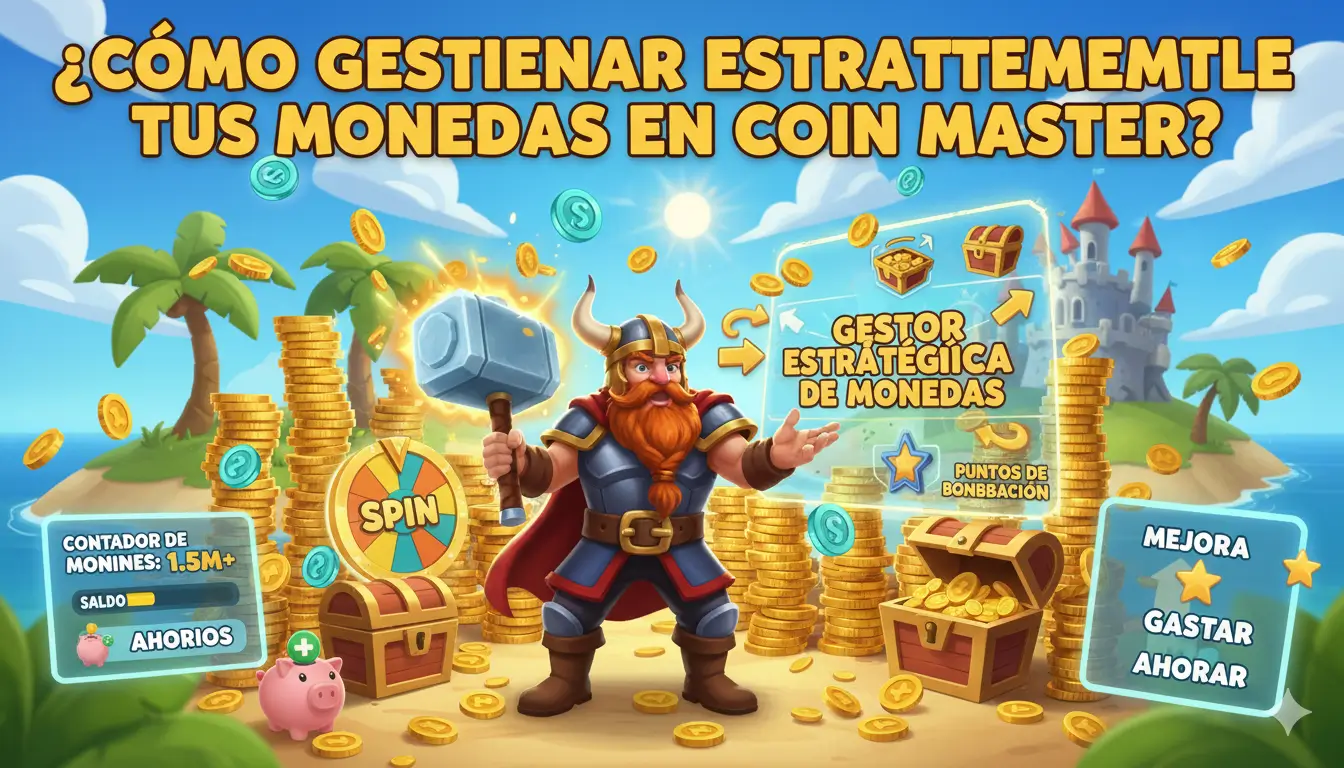 Gestionar Monedas en Coin Master