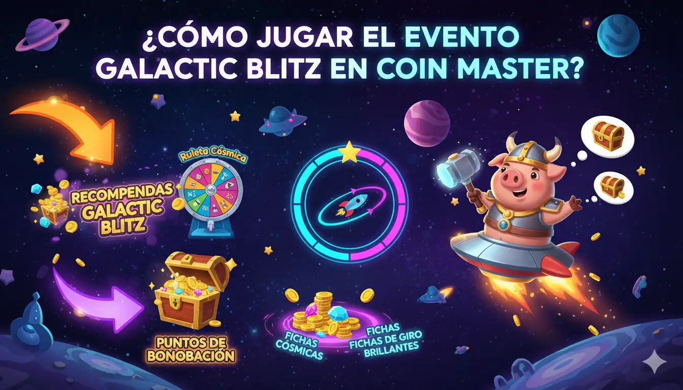 Evento Galactic Blitz en Coin Master
