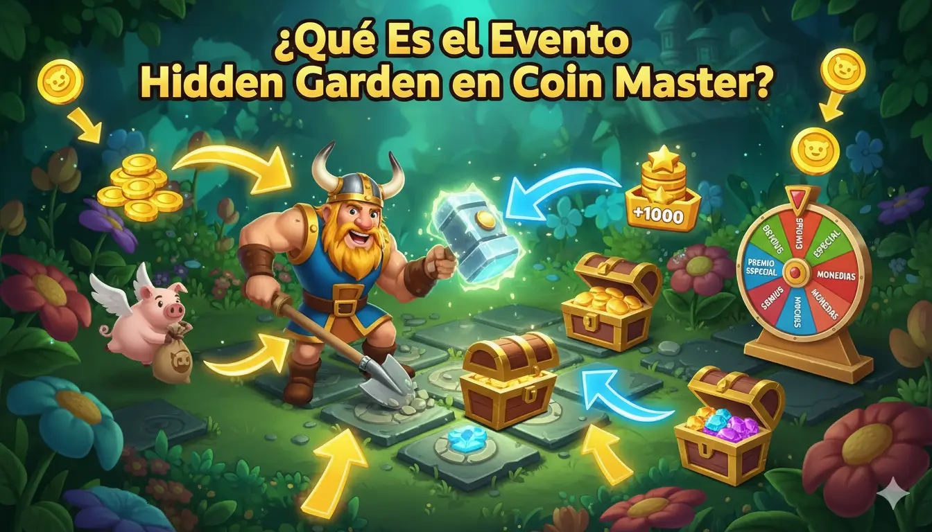 Hidden Garden en Coin Master